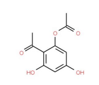5-Acetyloxy-4-acetyl-resorcinol (CAS 52751-41-4) - chemical structure image