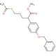 5-Acetylsulfanyl-2-(4-benzyloxyphenyl)pentanoic acid methyl ester - chemical structure image