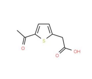 (5-Acetylthien-2-yl)acetic acid - chemical structure image