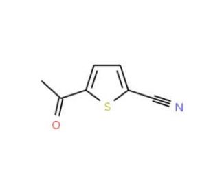 5-Acetylthiophene-2-carbonitrile (CAS 88653-55-8) - chemical structure image