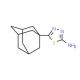5-Adamantan-1-yl-[1,3,4]thiadiazol-2-ylamine (CAS 26526-57-8) - chemical structure image
