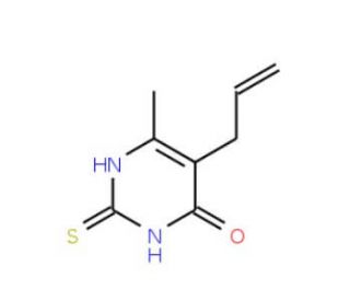 5-Allyl-2-mercapto-6-methylpyrimidin-4(3H)-one - chemical structure image