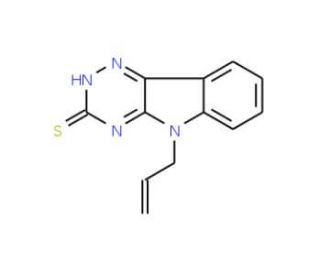 5-Allyl-3-mercaptoindolo[2,3-e]-1,2,4-triazine - chemical structure image