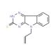 5-Allyl-3-mercaptoindolo[2,3-e]-1,2,4-triazine - chemical structure image