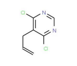 5-Allyl-4,6-dichloro-pyrimidine (CAS 16019-31-1) - chemical structure image