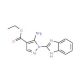 5-Amino-1-(1H-benzoimidazol-2-yl)-1H-pyrazole-4-carboxylic acid ethyl ester - chemical structure image