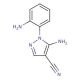 5-amino-1-(2-aminophenyl)-1H-pyrazole-4-carbonitrile - chemical structure image