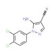 5-Amino-1-(3,4-dichlorophenyl)-1H-pyrazole-4-carbonitrile (CAS 58791-78-9) - chemical structure image