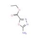 5-Amino-1,3,4-oxadiazole-2-carboxylic acid ethyl ester (CAS 4970-53-0) - chemical structure image