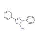 5-Amino-1,3-diphenyl-1H-pyrazole (CAS 5356-71-8) - chemical structure image