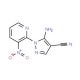5-Amino-1-(3-nitropyridin-2-yl)-1H-pyrazole-4-carbonitrile - chemical structure image