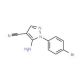 5-amino-1-(4-bromophenyl)-1H-pyrazole-4-carbonitrile (CAS 5334-28-1) - chemical structure image