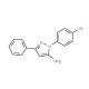 5-Amino-1-(4-bromophenyl)-3-phenyl-1H-pyrazole (CAS 72411-50-8) - chemical structure image