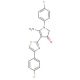 5-Amino-1-(4-fluoro-phenyl)-4-[4-(4-fluoro-phenyl)-thiazol-2-yl]-1,2-dihydro-pyrrol-3-one - chemical structure image