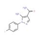 5-amino-1-(4-fluorophenyl)-1H-pyrazole-4-carboxamide (CAS 51516-69-9) - chemical structure image