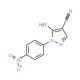 5-Amino-1-(4-nitrophenyl)-1H-pyrazole-4-carbonitrile (CAS 5394-41-2) - chemical structure image