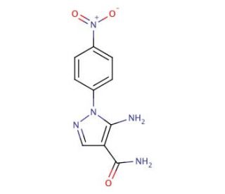 5-amino-1-(4-nitrophenyl)-1H-pyrazole-4-carboxamide - chemical structure image