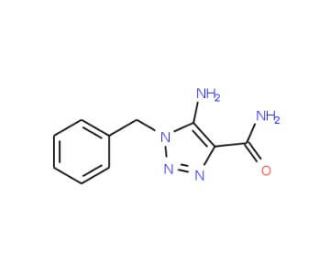 5-Amino-1-benzyl-1H-1,2,3-triazole-4-carboxamide (CAS 4342-08-9) - chemical structure image