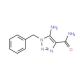 5-Amino-1-benzyl-1H-1,2,3-triazole-4-carboxamide (CAS 4342-08-9) - chemical structure image