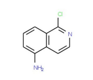 5-Amino-1-chloroisoquinoline (CAS 374554-54-8) - chemical structure image