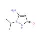 5-Amino-1-isopropyl-1H-pyrazol-3-ol (CAS 78317-68-7) - chemical structure image