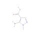 5-Amino-1-methyl-1H-pyrazole-4-carboxylic acid (CAS 4058-91-7) - chemical structure image