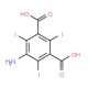 5-Amino-2,4,6-triiodoisophthalic acid (CAS 35453-19-1) - chemical structure image