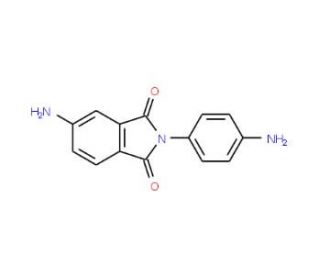 5-amino-2-(4-aminophenyl)-1H-isoindole-1,3(2H)-dione - chemical structure image
