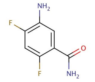 5-amino-2,4-difluorobenzamide - chemical structure image