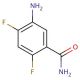 5-amino-2,4-difluorobenzamide - chemical structure image