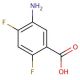 5-amino-2,4-difluorobenzoic acid - chemical structure image