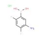 5-Amino-2,4-difluorophenylboronic acid hydrochloride (CAS 1218790-76-1) - chemical structure image