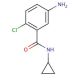 5-amino-2-chloro-N-cyclopropylbenzamide - chemical structure image
