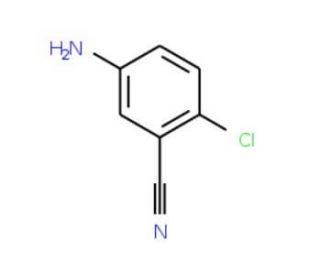 5-amino-2-chlorobenzonitrile (CAS 35747-58-1) - chemical structure image