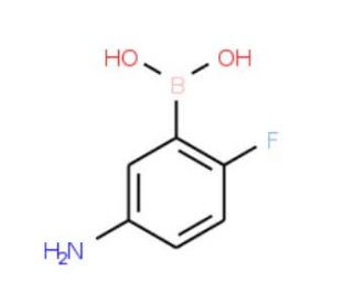5-Amino-2-fluorophenylboronic acid (CAS 873566-74-6) - chemical structure image