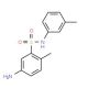 5-Amino-2-methyl-N-m-tolyl-benzenesulfonamide - chemical structure image