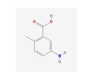 5-Amino-2-methylbenzoic acid (CAS 2840-04-2) - chemical structure image