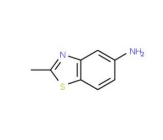 5-Amino-2-methylbenzothiazole (CAS 13382-43-9) - chemical structure image