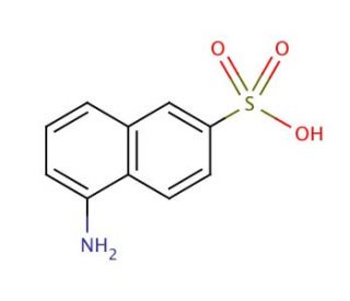 5-Amino-2-naphthalenesulfonic acid (CAS 119-79-9) - chemical structure image