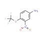 5-Amino-2-(trifluoromethoxy)nitrobenzene (CAS 2822-50-6) - chemical structure image