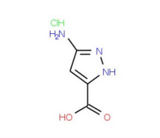 5-Amino-2H-pyrazole-3-carboxylic acid hydrochloride - chemical structure image