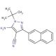 5-Amino-3-(1-naphthyl)-4-cyano-1-tert-butylpyrazole (CAS 221243-34-1) - chemical structure image