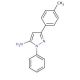 5-Amino-3-(4-methylphenyl)-1-phenylpyrazole (CAS 90012-40-1) - chemical structure image