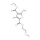 5-Amino-3-methyl-thiophene-2,4-dicarboxylic acid 4-ethyl ester 2-(2-methoxy-ethyl) ester 的分子结构 5-Amino-3-methyl-thiophene-2,4-dicarboxylic acid 4-ethyl ester 2-(2-methoxy-ethyl) ester - chemical structure image