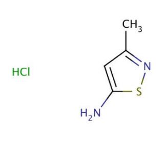 5-Amino-3-methylisothiazole Hydrochloride (CAS 52547-00-9) - chemical structure image
