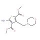 5-Amino-3-morpholin-4-ylmethyl-thiophene-2,4-dicarboxylic acid dimethyl ester - chemical structure image