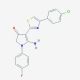 5-Amino-4-[4-(4-chloro-phenyl)-thiazol-2-yl]-1-(4-fluoro-phenyl)-1,2-dihydro-pyrrol-3-one - chemical structure image