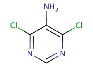 5-Amino-4,6-dichloropyrimidine (CAS 5413-85-4) - chemical structure image
