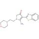 5-Amino-4-benzothiazol-2-yl-1-(2-morpholin-4-yl-ethyl)-1,2-dihydro-pyrrol-3-one - chemical structure image