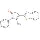 5-Amino-4-benzothiazol-2-yl-1-phenyl-1,3-dihydro-pyrrol-2-one - chemical structure image